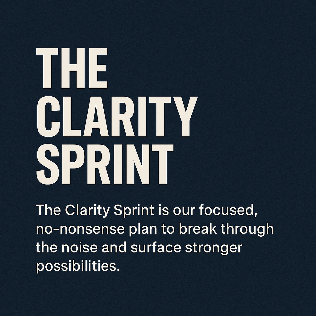 Clarity Sprint: The Fastest Way to Fix Your Brand Positioning and Grow